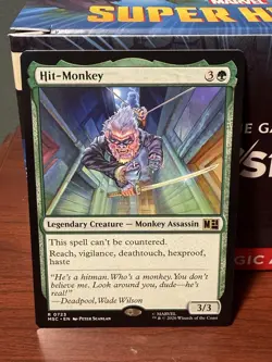 MTG Hit-Monkey Marvel Super Heroes Jumpstart 0723 Rare NEVER PLAYED MAGIC - Image 1