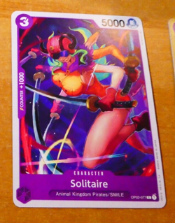 ONE PIECE PARAMOUNT WAR ENGLISH CARD GAME CARTE SOLITAIRE OP02-077 EN TCG NEUF - Image 1