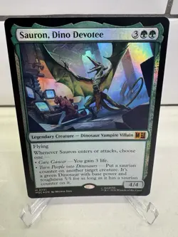 Sauron, Dino Devoteee Commander: Marvel Super Heroes Foil - Image 1