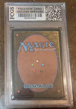 1995 Magic the Gathering 4th Edition Sengir Vampire Graded FCGS 7 NM - Image 2