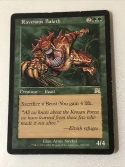 Ravenous Baloth X1 Onslaught Played Cond See Pics Front Back - Image 1