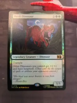 MTG Devil Dinosaur Foil Marvel Super Heroes MSC 0719 719 - Image 1