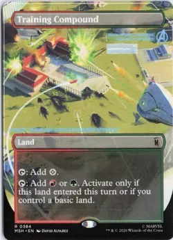 Training Compound - Borderless - Marvel Super Heroes - NM - Image 1