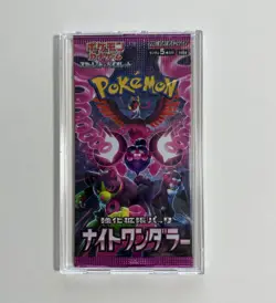 1 [Pack] Japanese Sealed Pokemon Card Night Wanderer SV6a with Protective Case - Image 1