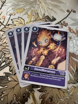 Digimon Card Game Playset DemiMeramon BT20-006 C Release Special Booster 2.5 - Image 1