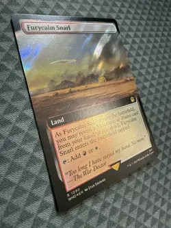 MTG Furycalm Snarl #1090 Surge Foil Extended Art Rare UB: Doctor Who (WHO) - Image 2