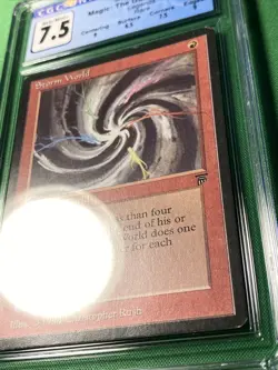 Storm World x1 mtg CGC Graded 7.5 Near Mint English Legends 9/6.5/7.5/9 - Image 3