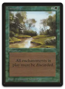 Tranquility (LP) Beta Edition LEB Magic MTG - Image 1