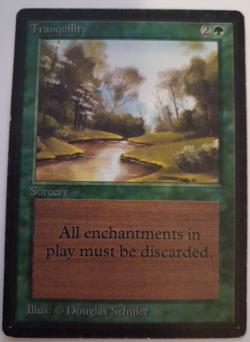 Tranquility MP Beta MTG Magic the Gathering - Image 1