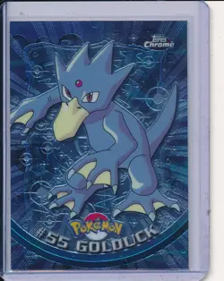 Golduck 2000 Topps Chrome #55 Holo Foil Pokemon Card - Image 1