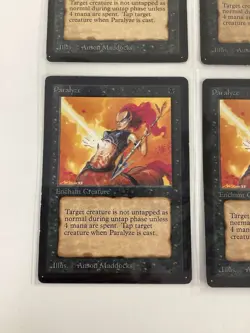 Magic The Gathering - Beta Edition - Paralyze Lot Of 4 - Image 2