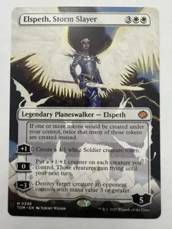 Elspeth, Storm Slayer (Borderless) Tarkir: Dragonstorm Regular - Image 2