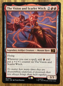 MTG Marvel Super Heroes Eternal Legal, The Vision and Scarlet Witch - Image 1
