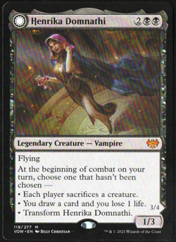 Henrika Domnathi 119/277 Mythic LP Innistrad: Crimson Vow MTG TCG - Image 1