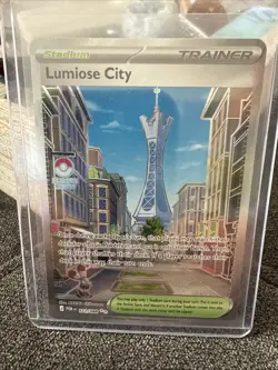 Pokemon TCG Lumiose City Trainer-Stadium POR 111/088 Rare The Pokemon Company - Image 1