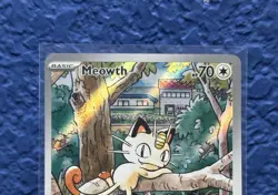 Pokemon Meowth 106/094 – Phantasmal Flames – English IR (Illustration Rare) - Image 3