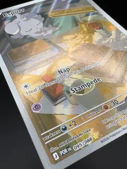 Pokemon TCG Espurr 95/88 Perfect Order Illustration Rare NM - Image 3