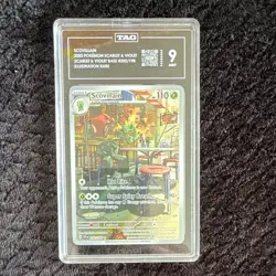 The Pokemon Company Scovillain 202/198 SV01 Illustration Rare Holo EN 2023 TAG 9 - Image 1