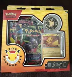 Pokemon TCG Pokemon Day 2026 Sealed Box Pikachu Promo + Booster Packs - Image 1