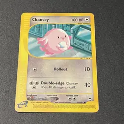 Pokemon Chansey Aquapolis card 69/147 MP - Image 1
