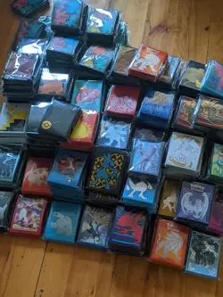 Pokemon Card RANDOM 3-PACKS Of 65 Sleeves Sealed - Image 1