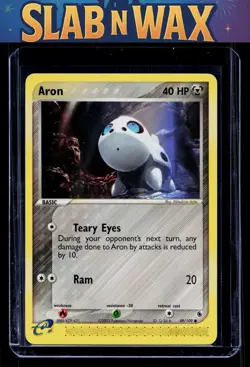 Pokemon tcg Ruby and Sapphire Aron #49/109 - Image 1