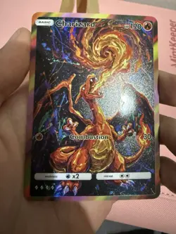 Charizard Pokemon Card DISPLAY ART CARD - Image 2
