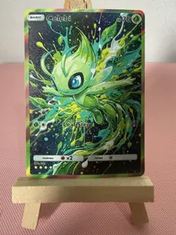 Celebi Pokemon Card DISPLAY ART CARD - Image 1