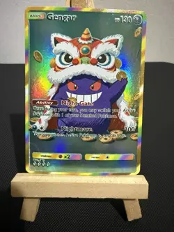 Gengar Pokemon Card DISPLAY ART CARD - Image 1