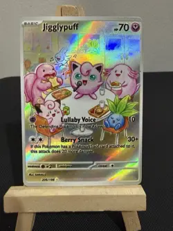 Jigglypuff Chansey Clefairy Pokemon Card Display Art Card - Image 1