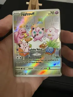 Jigglypuff Chansey Clefairy Pokemon Card Display Art Card - Image 2