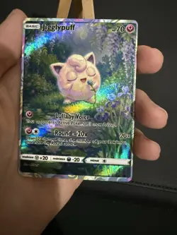 Jigglypuff Pokemon Card Display Art Card - Image 2