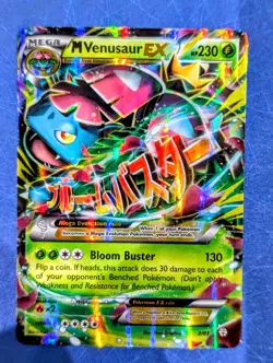 Pokemon TCG Mega M Venusaur EX 2/83 Generations Rare Holo Card NM - Image 1