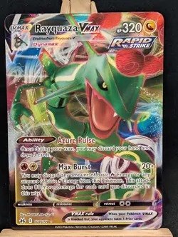 Pokemon TCG Rayquaza VMAX Crown Zenith 101/159 Holo Ultra Rare NM - Image 1
