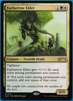 Faeburrow Elder (Secret Lair Promo) MINT MTG CARD (502826) ABUGames - Image 1