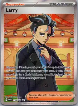 Larry 235/182 Paradox Rift Pokemon TCG Holo Ultra Rare NM - Image 1