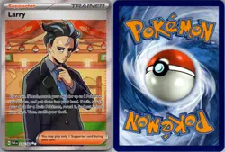 Larry 235/182 Paradox Rift Pokemon TCG Holo Ultra Rare NM - Image 3