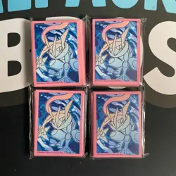 Set of 4 Pokemon Greninja Premium Card Sleeves 256ct Chaos Rising ETB - SEALED - Image 1