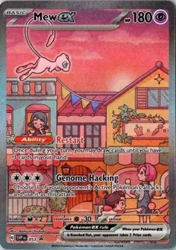 Mew ex 053 Holo Promo Scarlet & Violet Promo Pokemon Holo Near Mint - Image 1
