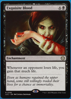 Exquisite Blood The Lost Caverns of Ixalan Commander MINT CARD (502824) ABUGames - Image 1