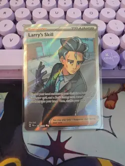 Pokemon Larry's Skill 139/131 PR EN Ultra Rare Full Art Holo Trainer Card- in US - Image 1