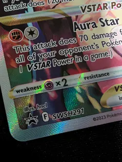 Pokemon TCG - Lucario VSTAR SWSH291 SWSH: Sword & Shield Promo - Image 3
