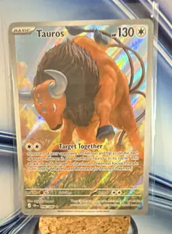 The Pokemon Company Tauros 096/159 Crown Zenith Rare Holo ENG HP130 2023 - Image 1