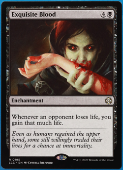Exquisite Blood The Lost Caverns of Ixalan Commander MINT CARD (502823) ABUGames - Image 1