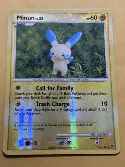 Minum 71/147 Reverse Holo Uncommon Supreme Victors Pokemon Card LP/NM - Image 4