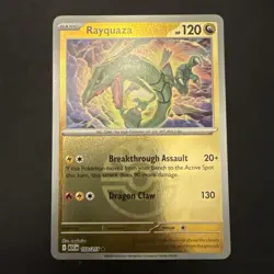 Rayquaza 153/217 Pokemon Mega Evolution Ascended Heroes Reverse Holo Friend Ball - Image 1