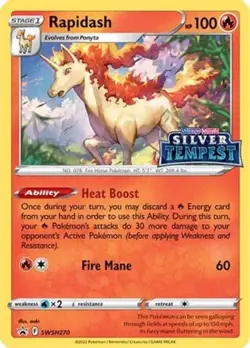Rapidash - SWSH270 - SWSH Black Star Promos NM, English Pokemon SWSH Black Star - Image 1