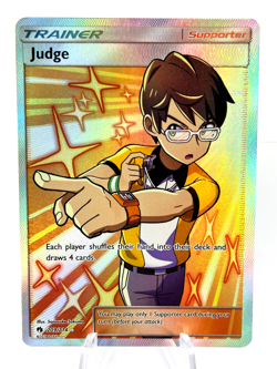 Judge 209/214 - SM Lost Thunder - Full Art - Pokemon - NM - Image 1