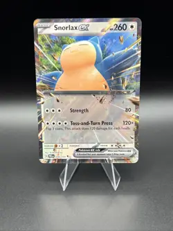 Snorlax ex Double Rare SV: Prismatic Evolutions Pokemon TCG 076/131 NM - Image 1