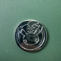 Pokemon 25th Anniversary Celebrations PIKACHU Silver Color Metal Coin - Image 1